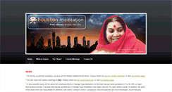 Desktop Screenshot of houston-meditation.org